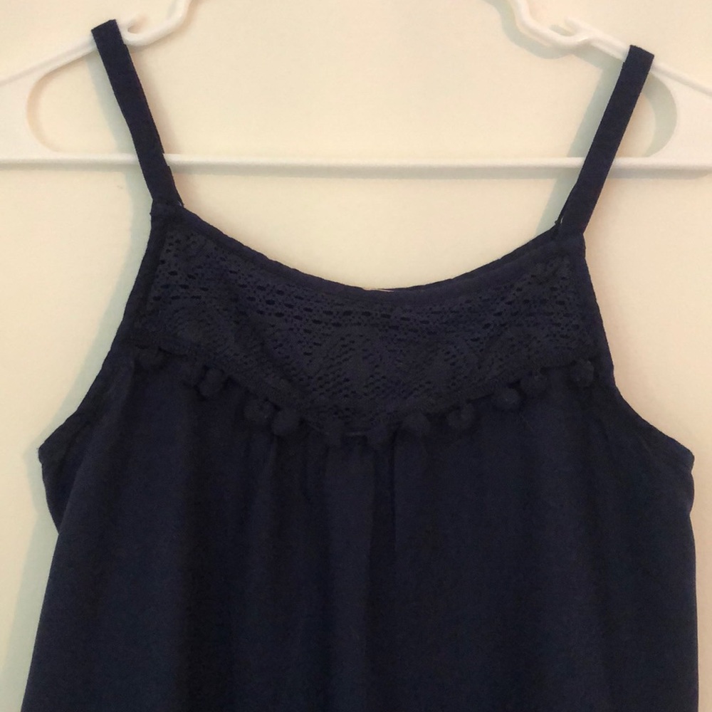 Band of Gypsies Zoe & Rose navy tank
